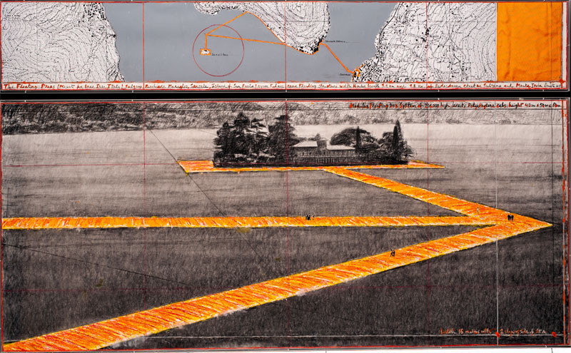 Christo prepares to walk on water