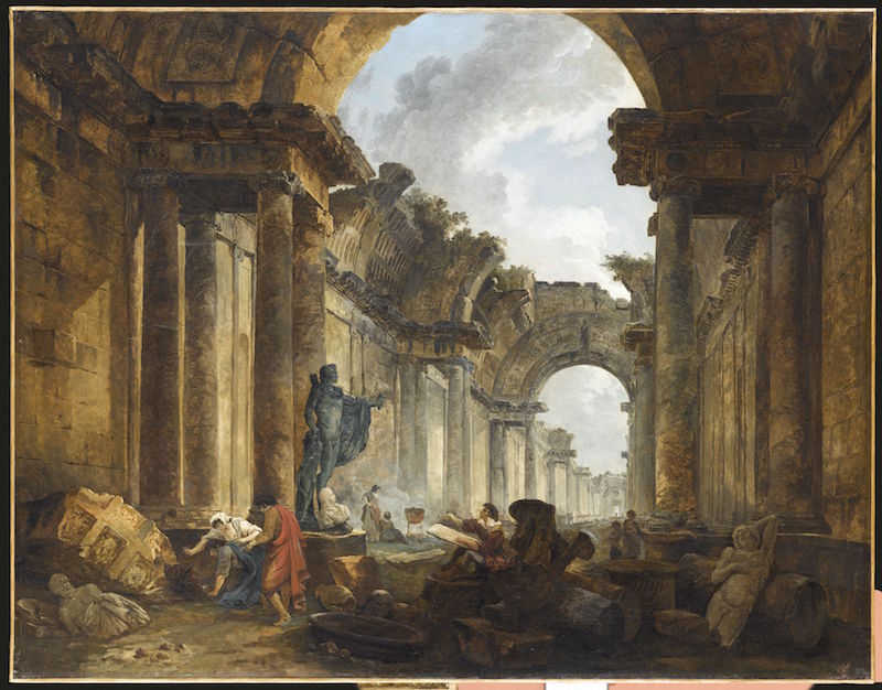 Cavorting amid the ruins with Hubert Robert