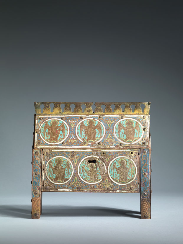 Châsse, c. 1220), Limoges, champlevé enamel