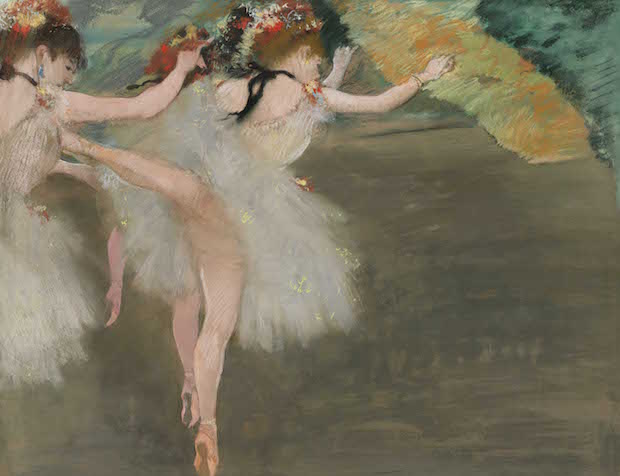 Danseuses en blanc (c. 1878), Edgar Degas. Courtesy Sotheby's