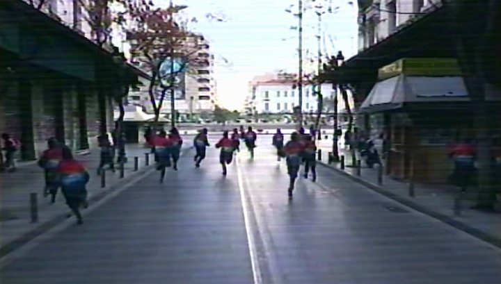 dusk and dawn look just the same (riot tourism) (still; 2017), Manolis D. Lemos. Courtesy the artist and CAN Christina Androulidaki gallery, Athens