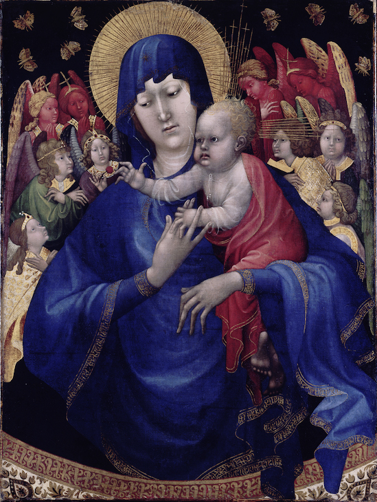Virgin and Child with Butterflies (c. 1415), Johan Maelwael.