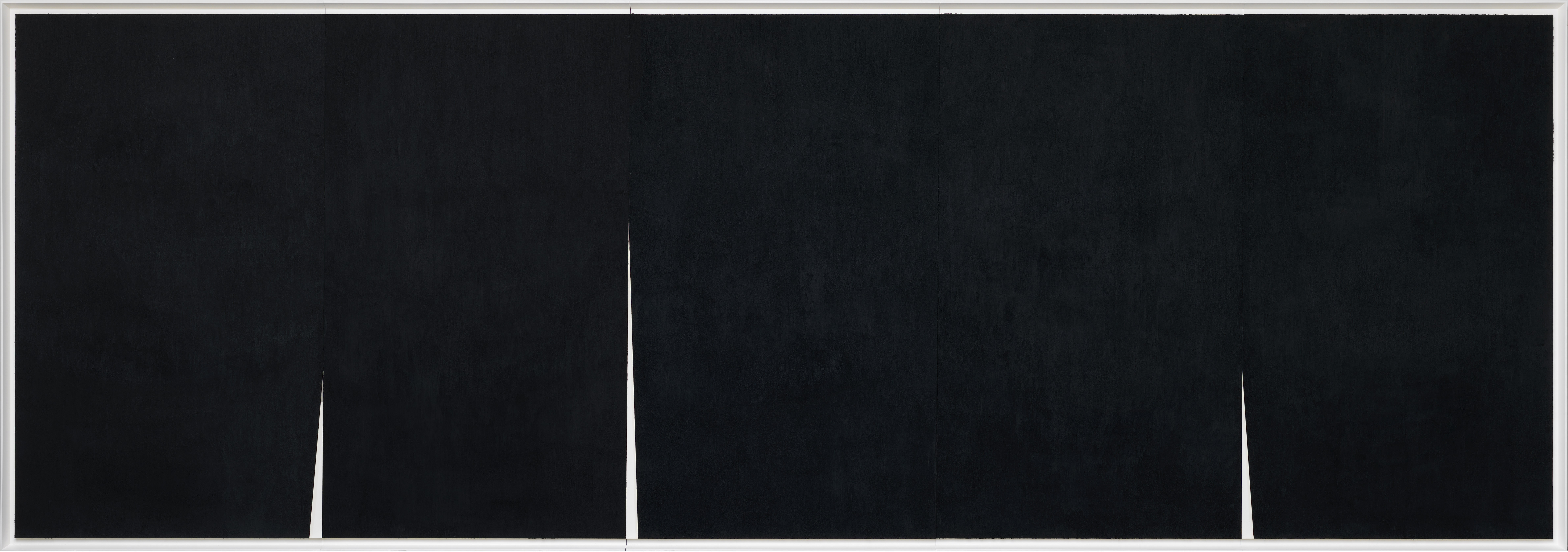 Quadruple Rift (2017), Richard Serra. The Menil Collection, Houston.