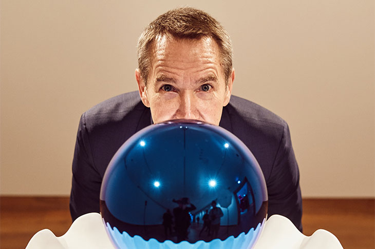 In his shiny surfaces, Jeff Koons reflects the vanity of our age