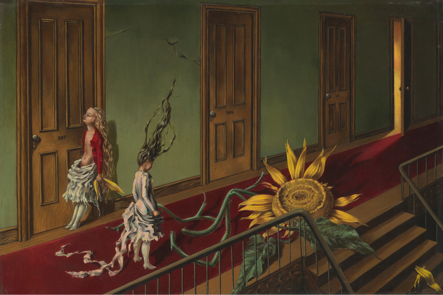 Flowers, hyenas and haunted hotels – the surreal world of Dorothea Tanning