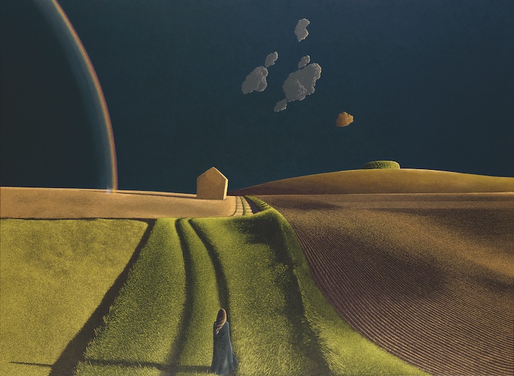 She Did Not Turn (1974), David Inshaw.