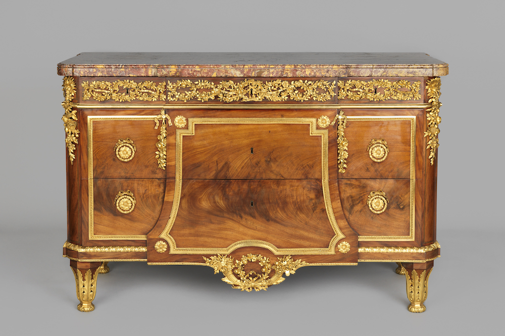 Chest-of-drawers (1782; re-veneered c. 1795–1815), cabinetwork by Jean-Henri Riesener.