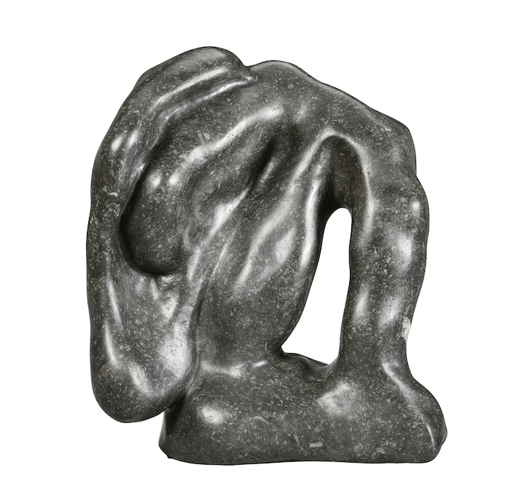 Automatic Sculpture (Homage to Rodin) (1938), Hans Arp.