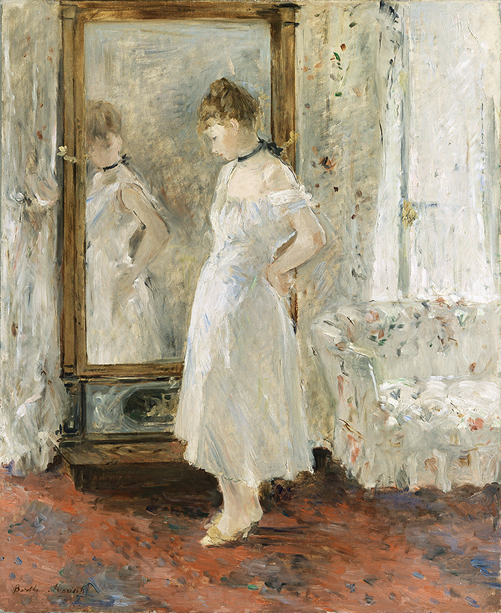 La Psyché (The Psychic Mirror) (1876), Berthe Morisot.
