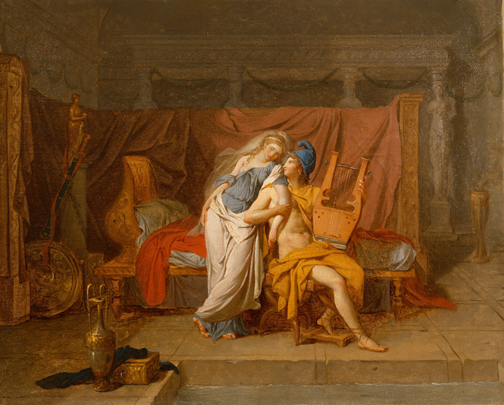 Paris and Helen (c. 1786-87), Jacques Louis David.