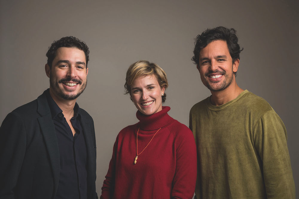 Antonia Bergamin, Conrado Mesquita and Tomás Toledo