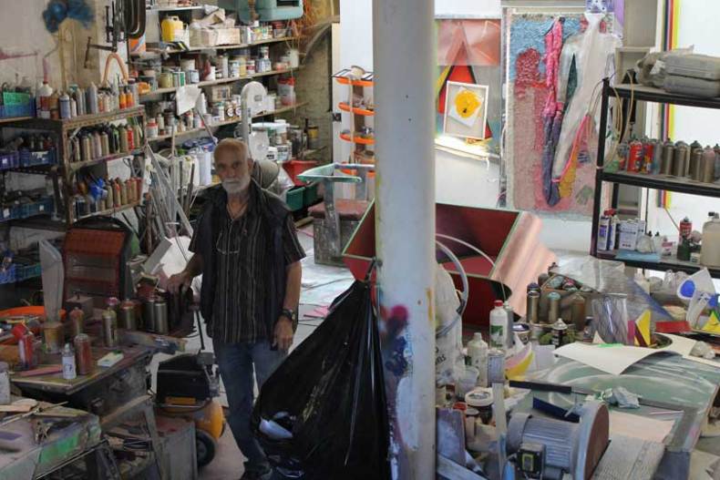 Phillip King in his studio in London.