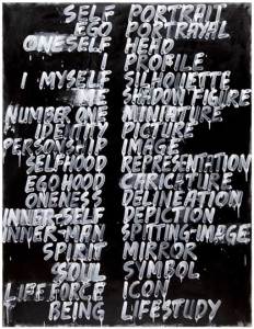 (2013), Mel Bochner.