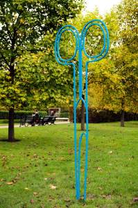 Frieze Sculpture Park 2014: Michael Craig Martin.