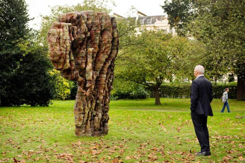 Frieze Sculpture Park 2014: Ursula von Rydingsvard.