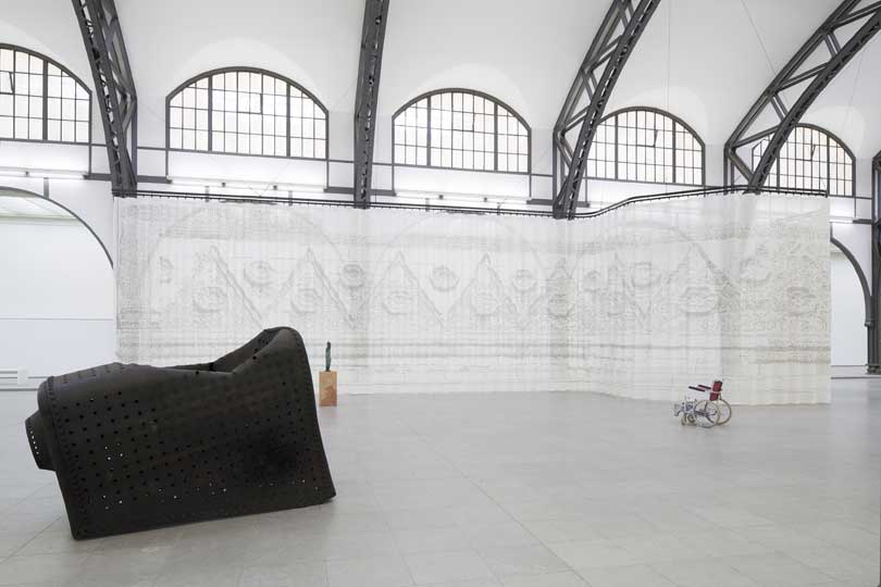 'Mariana Castillo Deball: Parergon.' Installation view at the Hamburger Bahnhof - Museum für Gegenwart Bruns