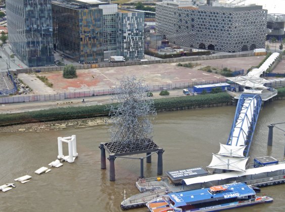 by Antony Gormley has been incorporated into the  new sculpture trail.