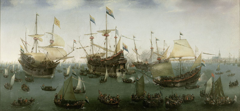(1599), Hendrik Cornelisz Vroom. Oil on canvas,