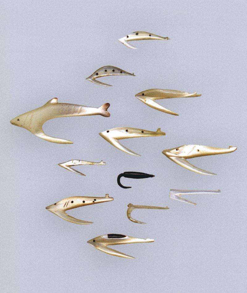 Fish hooks (19th century), Uki-Ulawa area of the Solomon Islands.