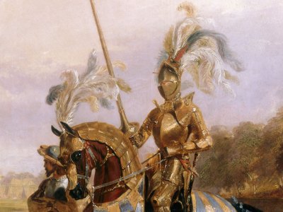 Lord Eglinton dressed as the Lord of the Tournament