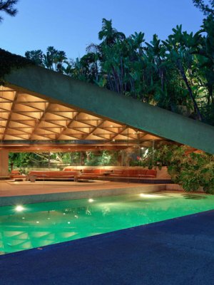 The James Goldstein House, designed by John Lautner.