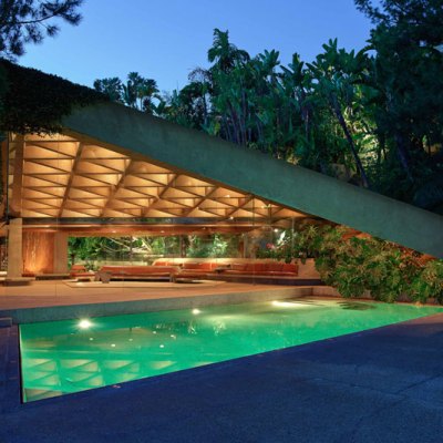The James Goldstein House, designed by John Lautner.
