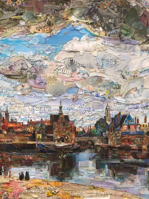 View of Delft (Postcards from Nowhere) (2015), Vik Muniz.