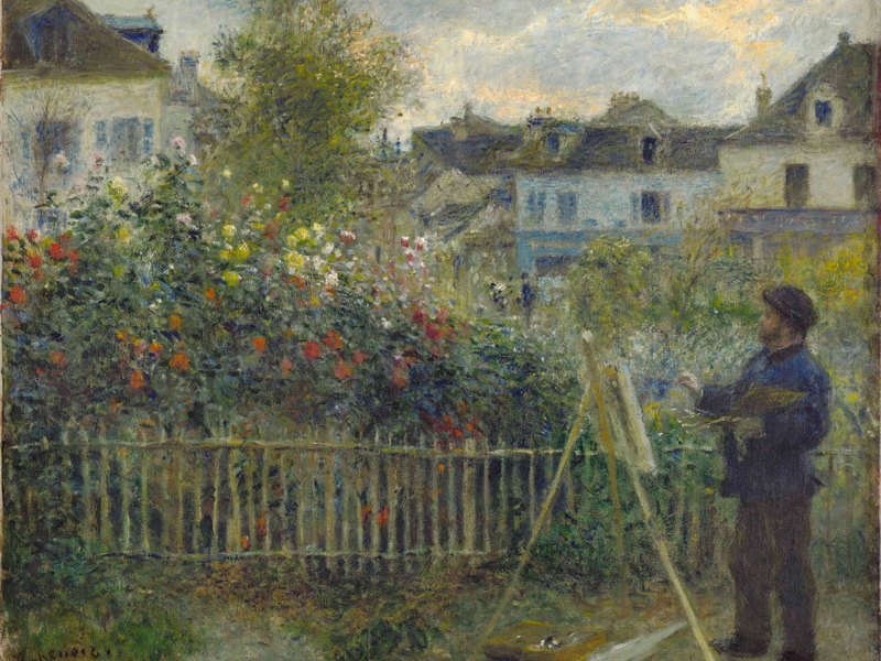 Monet Painting in His Garden at Argenteuil (1873), Auguste Renoir