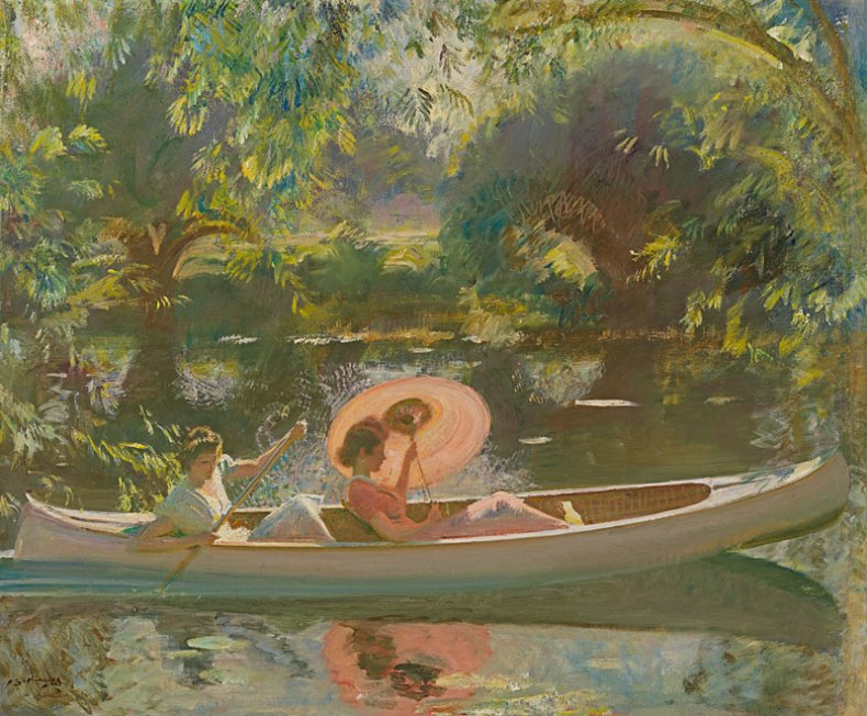 September Afternoon (c. 1939), Alfred Munnings. Richard Green Gallery at London Art Week