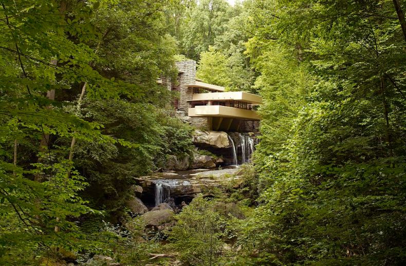 Fallingwater, also known as the Edgar J. Kaufmann Sr. Residence.