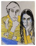 Hartley and Ginny (1970), Alice Neel. Courtesy of the Estate of Alice Neel