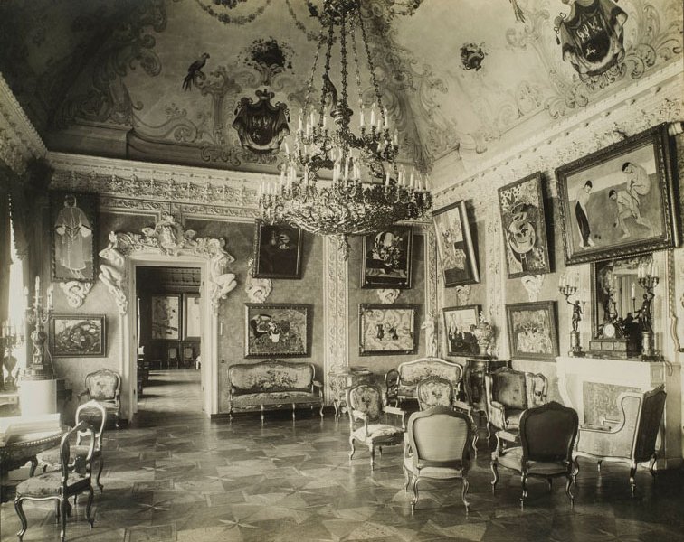 Pink Drawing Room (known as the Matisse Room), in Sergei Shchukin’s house, the Trubetskoy Palace, Moscow.