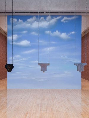 Anthea Hamilton's installation at the 'Turner Prize 2016', Tate Britain. Courtesy Joe Humphrys © Tate Photography