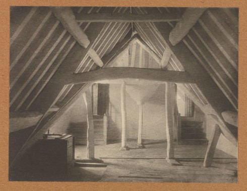 Kelmscott Manor: In the Attics (No. 1) (1986), Frederick H. Evans.