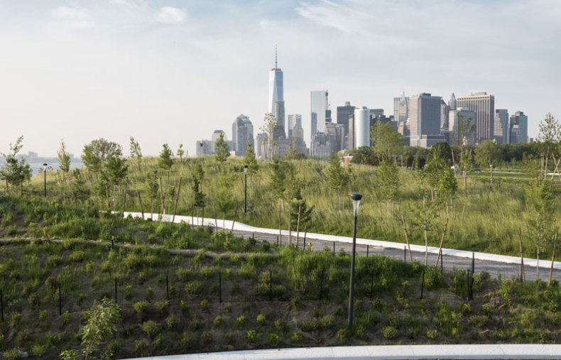 View of Freedom Tower and downtown Manhattan from The Hills. Photo: Tim Schenck.