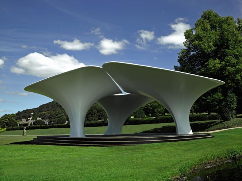 Lilas (2007), Zaha Hadid at 'Beyond Limits' at Chatsworth.