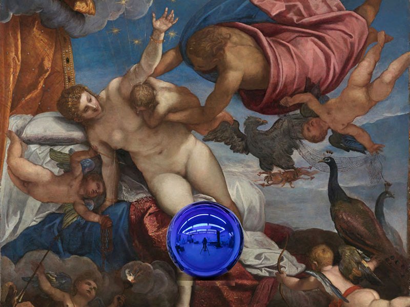 Gazing Ball (Tintoretto The Origin of the Milky Way) (2016), Jeff Koons.