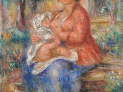 Aline Renoir Nursing her Baby (1915), Pierre-Auguste Renoir. Kunstmuseum Bern