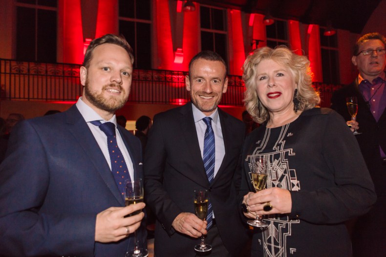 Simon Martin, Axel Ruger and Kathleen Soriano at the Apollo Awards 2016. Photo © Amy Scaife