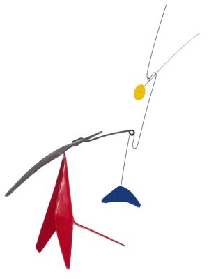 Blue Counterweight, Two Spines (1975), Alexander Calder