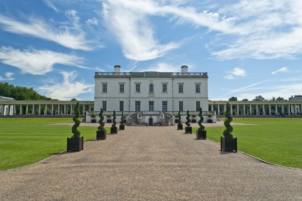 The Queen’s House, Greenwich, designed by Inigo Jones in 1616 and completed in 1635. Royal Museums Greenwich