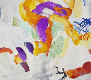 František Kupka’s L’envolée (estimate €618,000-824,000) fetched €2.6m at Stockholms Auktionsverk