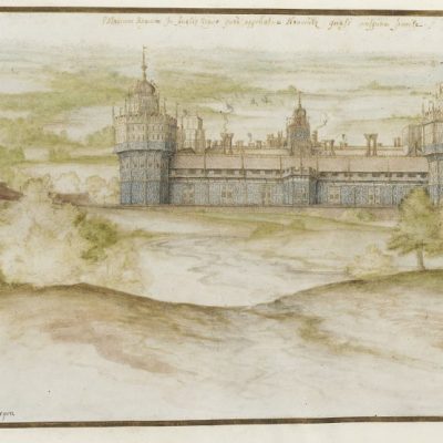 Nonsuch Palace (1568), Joris Hoefnagel. © Victoria and Albert Museum, London