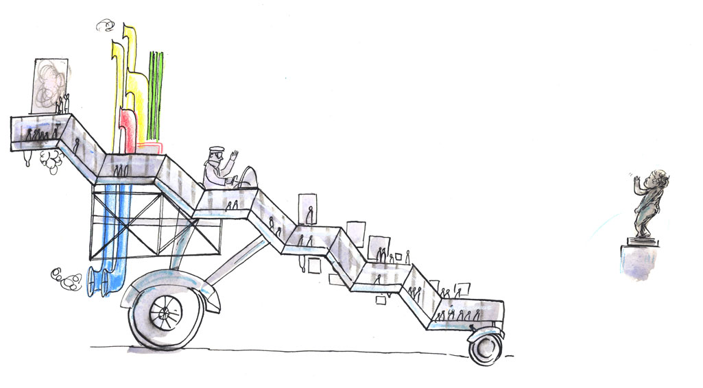Does Brussels need the Pompidou? Illustration by Graham Roumieu/Dutch Uncle