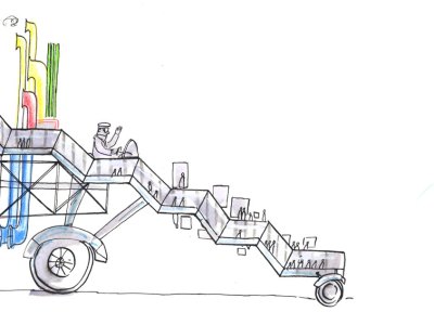 Does Brussels need the Pompidou? Illustration by Graham Roumieu/Dutch Uncle