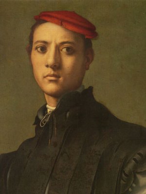 Portrait of a Young Man in a Red Cap (Detail) c.1529, Jacopo Pontormo. The National Gallery's matching offer to buy the painting has been rejected.