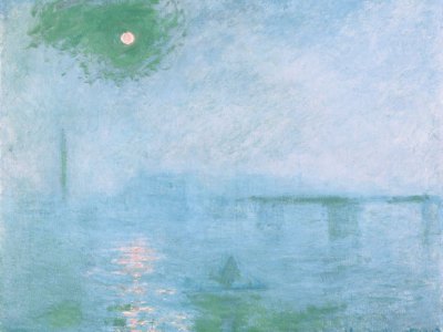 Charing Cross Bridge: Fog on the Thames (1903), Claude Monet. © President and Fellows of Harvard College