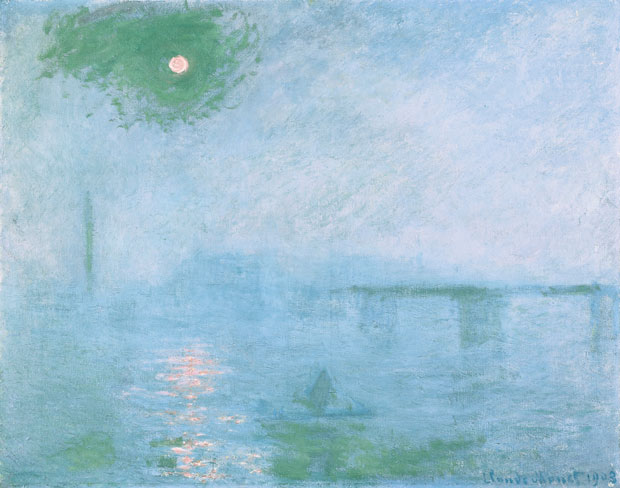 Charing Cross Bridge: Fog on the Thames (1903), Claude Monet. © President and Fellows of Harvard College