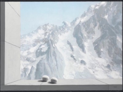 Le domaine d'Arnheim (1938), René Magritte. Christie's Images Ltd. 2016 (£6,500,000-9,500,000)