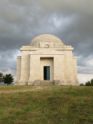 The Meštrovic family mausoleum in the Dalmatian village of Otavice, built by the architect in 1926–31. Photo: Roger Bowdle